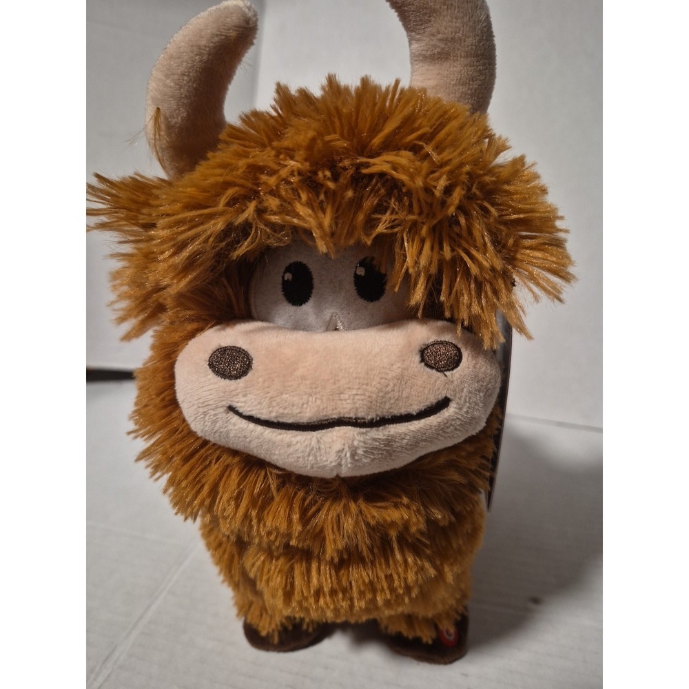 New Christmas Highland Cow Singing Dancing Animatronic Working Andโ Sooo Cute!